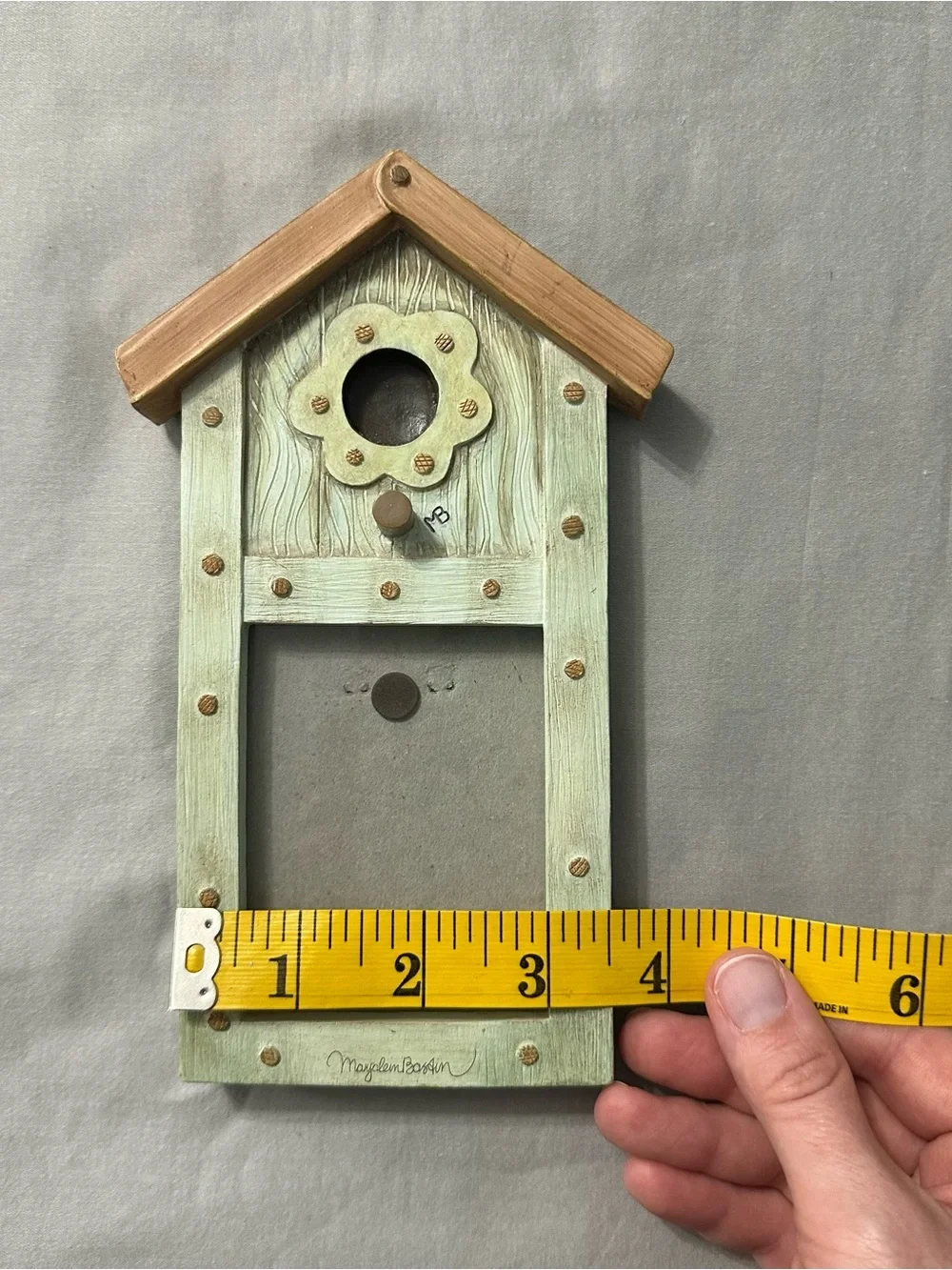 ⁠Marjolein Bastin Hallmark Birdhouse Picture Photo Frame Tabletop Wall Hanging⁠